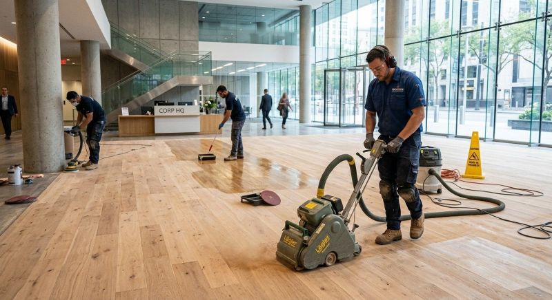 Our team working on Flooring Service projects in Seguin, TX
