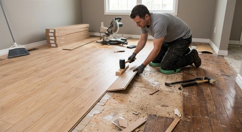 Laminate Floor Replacement in Luling, TX