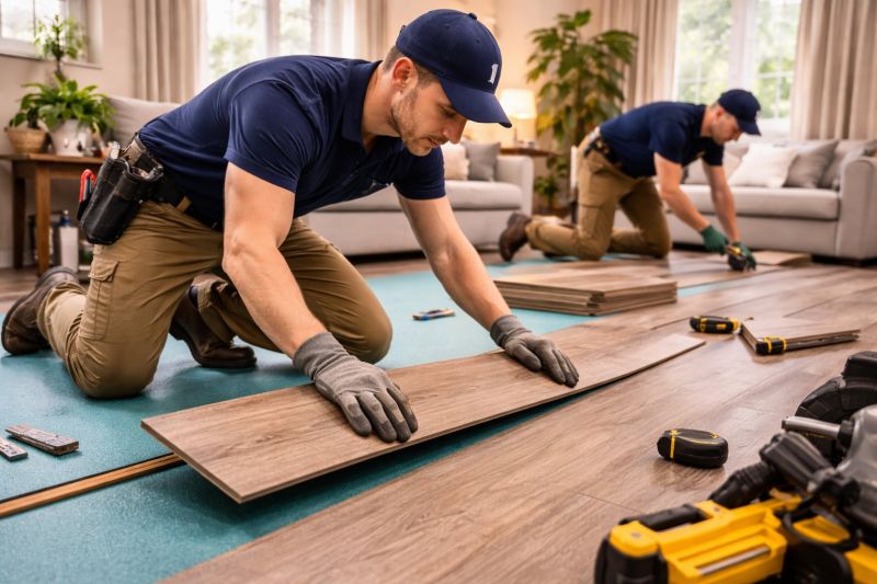Laminate Floor Replacement in Universal City, TX