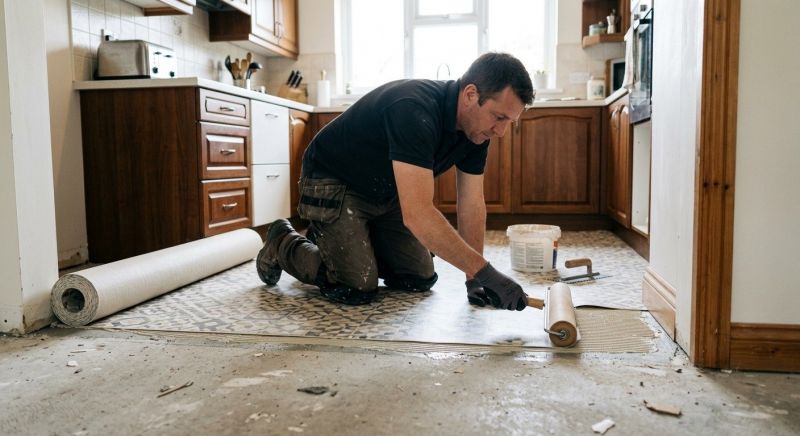 Linoleum Floor Installation in Adkins, TX