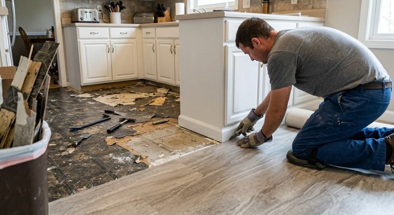 Linoleum Floor Installation in Luling, TX
