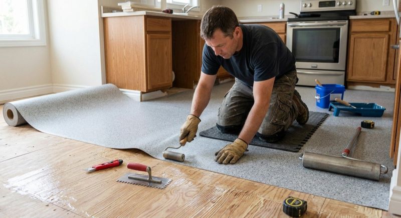 Linoleum Floor Installation in New Braunfels, TX