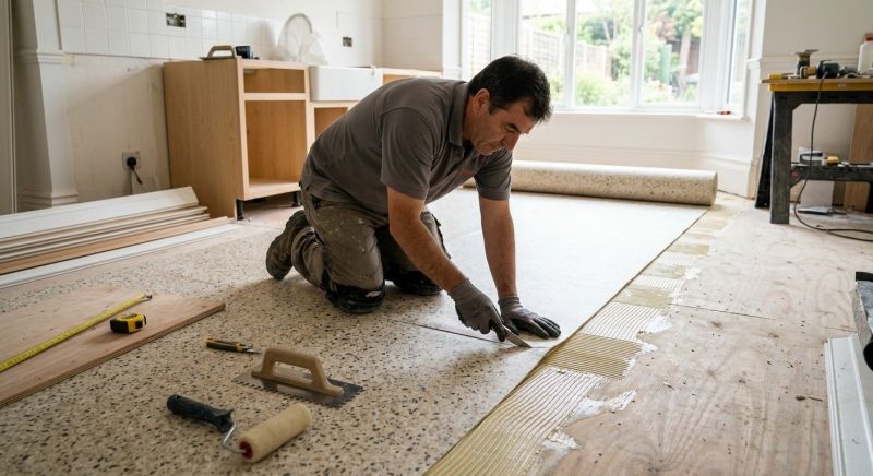 Linoleum Floor Installation in Schertz, TX