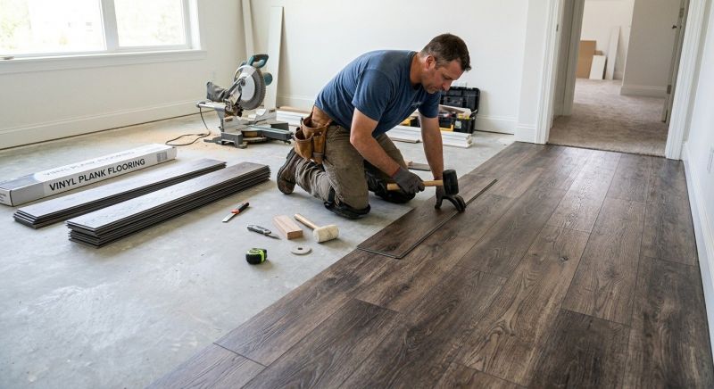 Linoleum Floor Installation in Universal City, TX