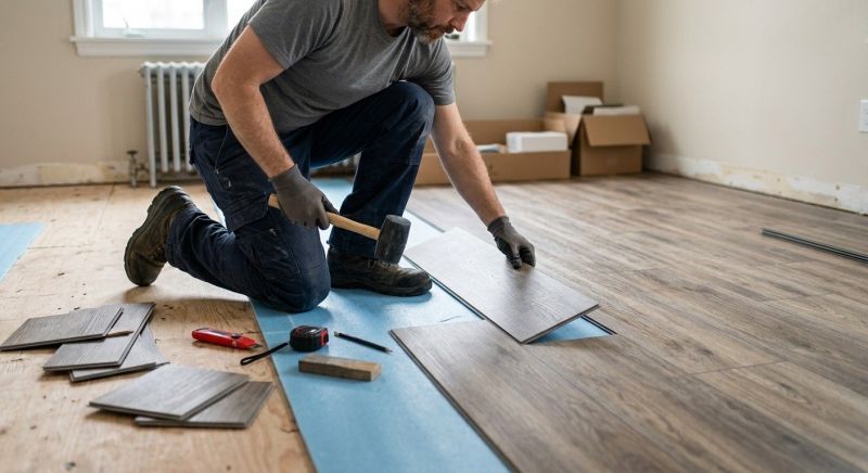 Linoleum Floor Installation in Universal City, TX