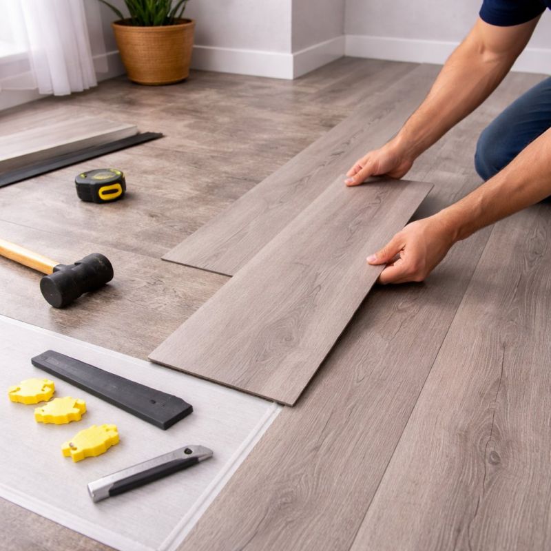 Luxury Vinyl Tile Installation in Cibolo, TX