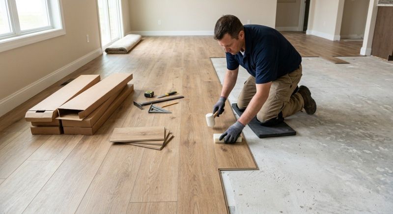 Lvt Flooring Installation in Adkins, TX