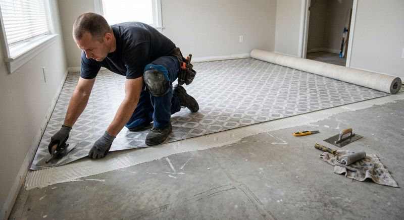 Sheet Vinyl Installation in Seguin, TX