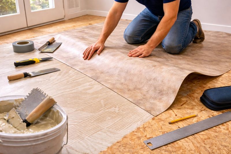 Sheet Vinyl Installation in Luling, TX