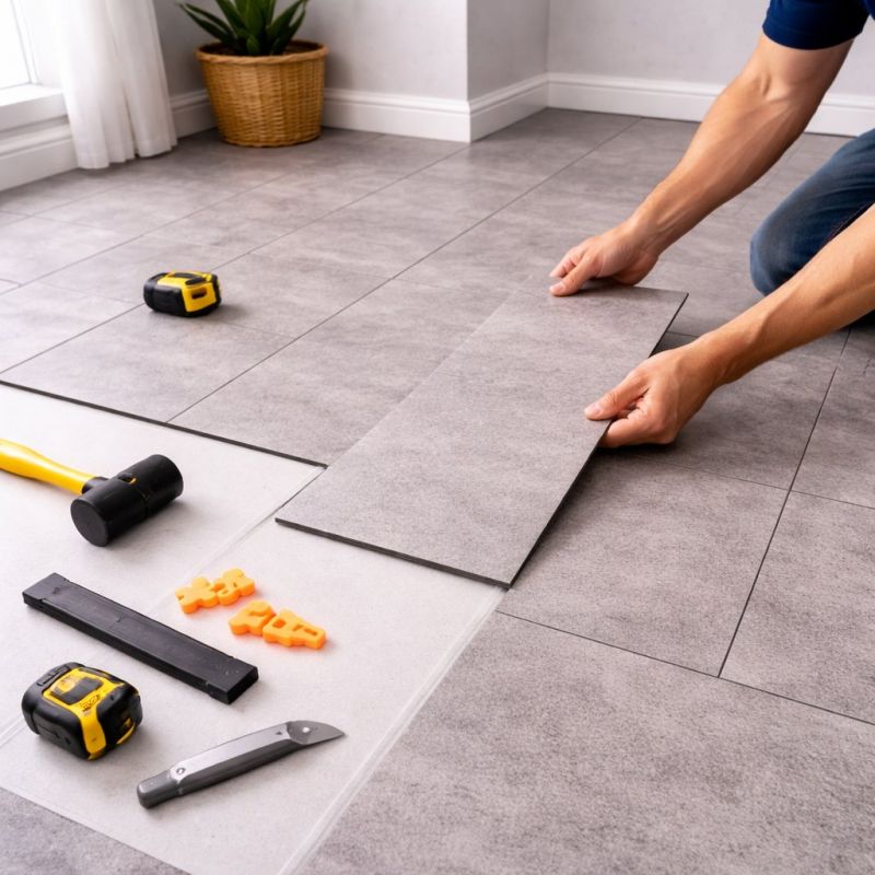 Vinyl Tile Installation in Seguin, TX